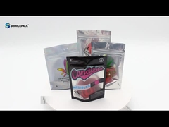 Las bolsas de hierba de plástico con cierre de llave de Mylar Cannabis Stand up pouch para CBD Gummies Packaging