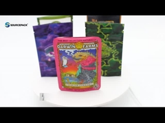 CBD Gummies Cannabis Bolsas de embalaje Marihuana hierba Mylar 3.5g personalizado