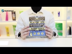 Cajas de embalaje de papel de dispensario personalizadas para la punta de cigarrillo de cigarrillo