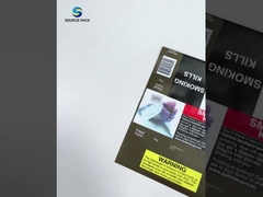 Embalaje de tabaco ecológico Bolso de plástico laminado a prueba de humedad Diseño personalizado